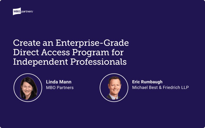 Create an Enterprise-Grade Direct Access Program for Independent Professionals