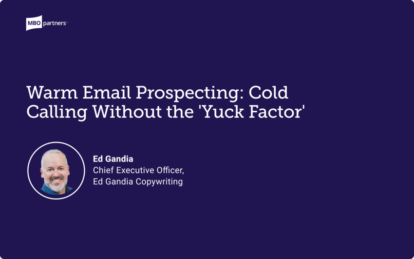 Warm Email Prospecting_Cold Calling Without the Yuck Factor