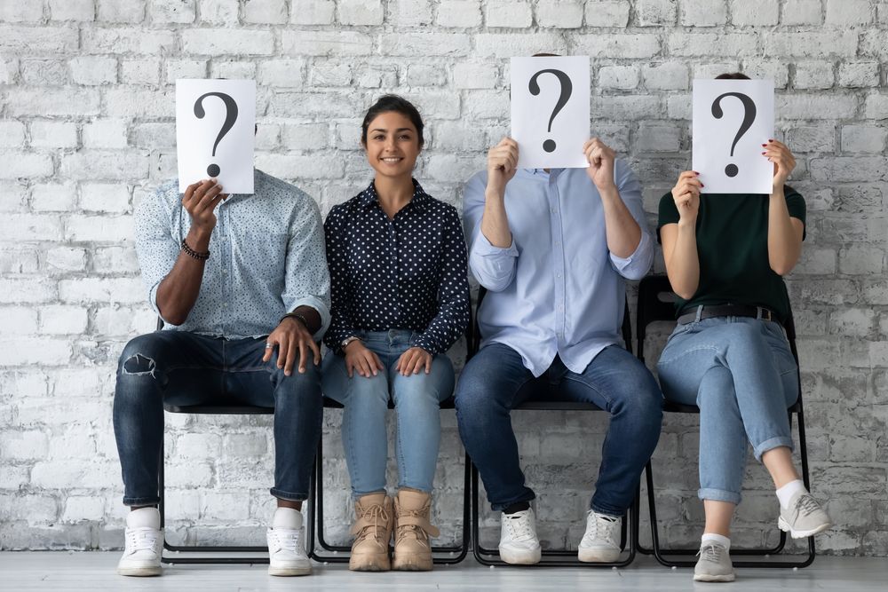 job applicant waiting for interview